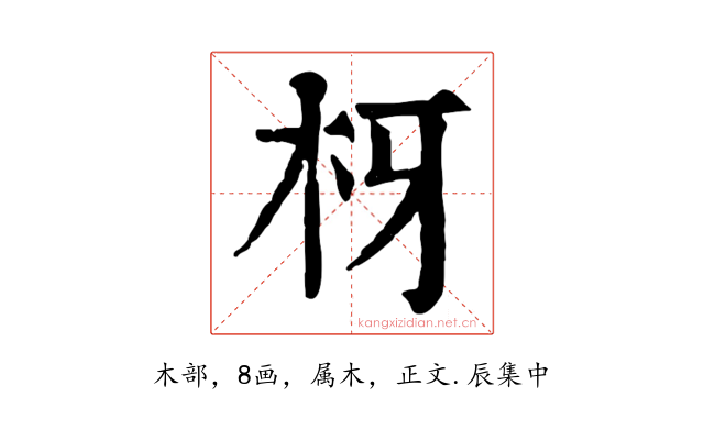 枒