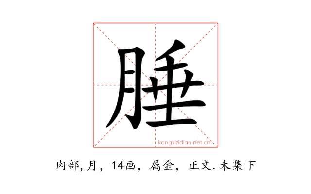 腄