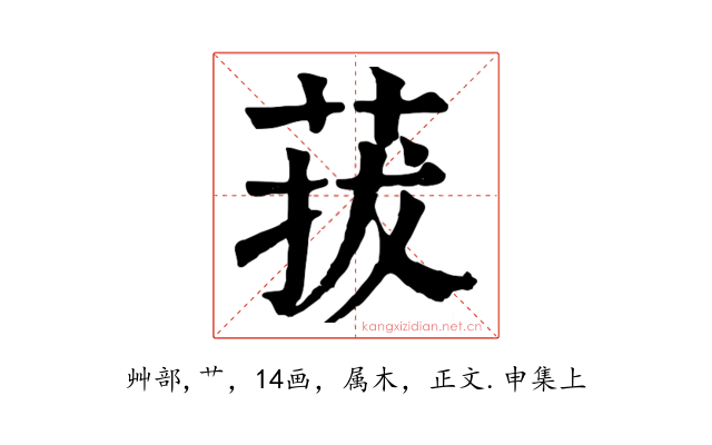 菝