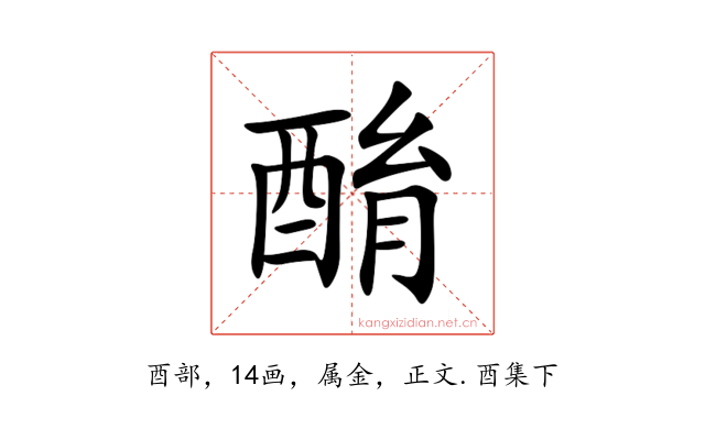 酳