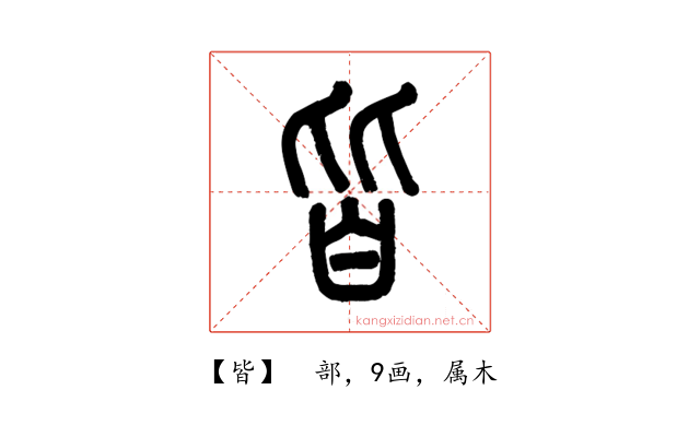 皆