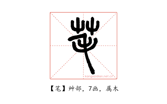 芼