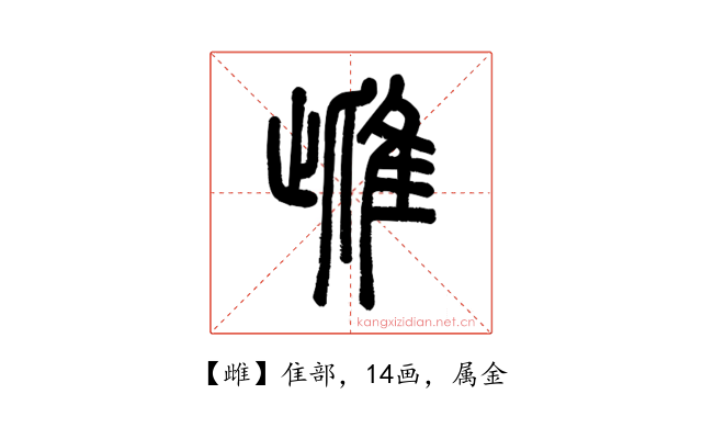 雌