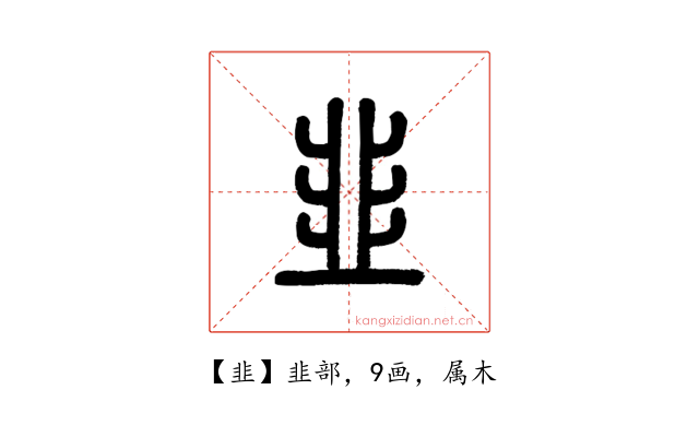 韭