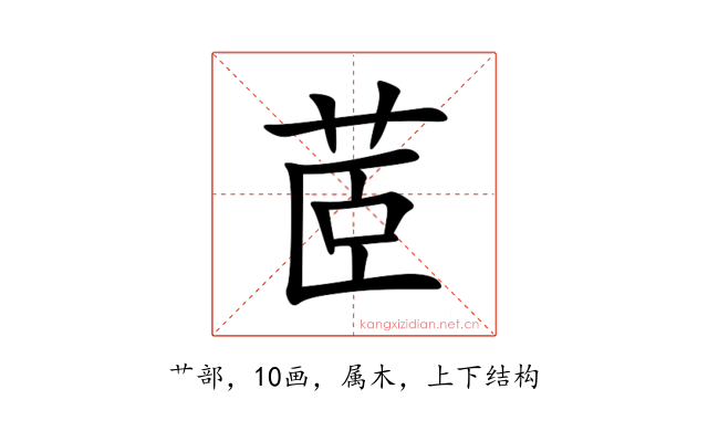 茝