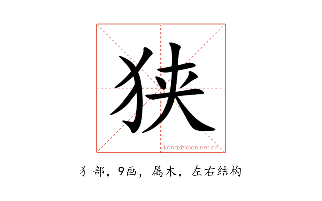 狭