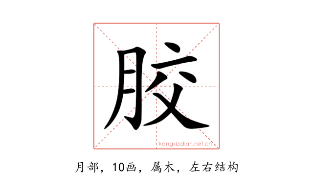 胶