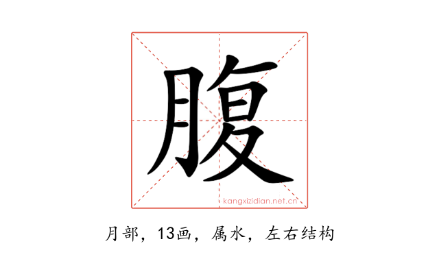 腹