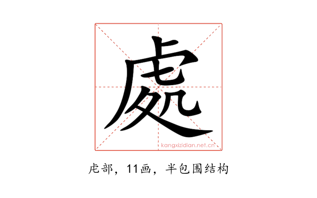 處