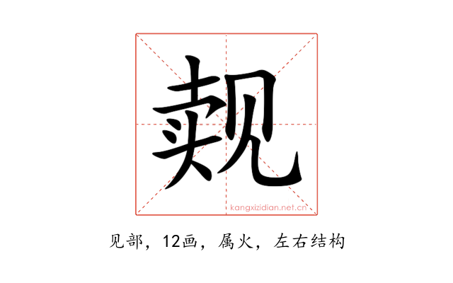 觌