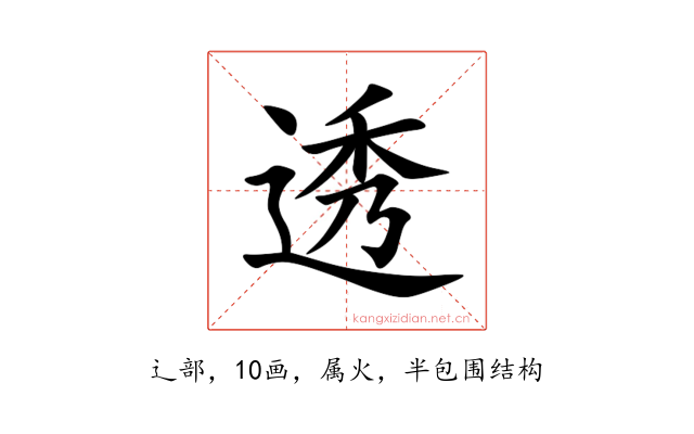透
