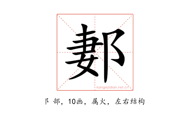 郪