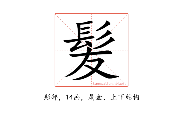 髪